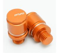 Partie arrière pour 1050 Adventure 1050ADV ADV 2015 2016 2017 2018 Moto CNC en Aluminium Miroir Trou Bouchons Couvercle Vis Boulon M10X1.25(Orange)