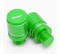 Partie arrière pour H-Onda CB 650F CB650F 650 F Bouchons De Trou Rétroviseur Moto, Boulon Vis Couvercle M10X1.25(Green)