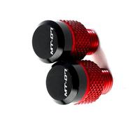 Partie arrière pour Y-AMAHA MT07 2021 2022 Mt07 MT 07 M10 * 1.25 Bouchons De Trou Rétroviseurs Vis Capuchons Couvercle Rétroviseur Moto(Rosso)