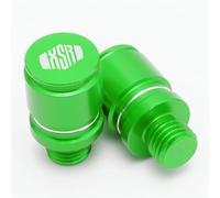 Partie arrière pour Y-AMAHA XSR 700 XSR700 2016 2017 2018 2019 2020 2021 2022 Bouchons De Trou Miroir en Aluminium CNC pour Moto, Boulon Vis Couvercle M10X1.25(Green)