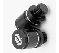 Partie arrière pour Y-AMAHA XSR 900 XSR900 2016 2017 2018 2019 2020 2021 2022 Bouchons De Trou Miroir en Aluminium CNC pour Moto, Boulon Vis Couvercle M10X1.25(Nero)