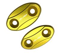 Partie arrière pour Y-AMAHA YZFR1 R12007 2008 2009 2010 2011 2012 2013 2014 Couvercle De Trou Miroir Moto, Capuchon D'éliminateur Entraîné par Pare-Brise(Yellow)