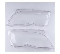 Partie boîtier lentille phare Pour Série 3 E46 318i 320i 325i 330i 330xi Berline 4 portes 2002-2005 1 paire de couvre-lentilles de phare Av&ant Coque de phare transparente