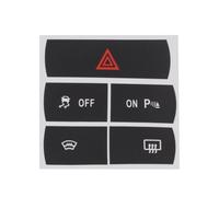 partie bouton voiture Compatible avec Ford pour S-Max pour réparer le bouton danger Autocollant réparation bouton commutateur voiture dégivreur décoration intérieure
