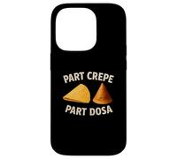 Partie crêpe Partie dosa drôle Gastronome Indien français Coque pour iPhone 14 Pro