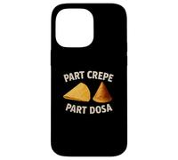Partie crêpe Partie dosa drôle Gastronome Indien français Coque pour iPhone 14 Pro Max