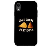 Partie crêpe Partie dosa drôle Gastronome Indien français Coque pour iPhone XR