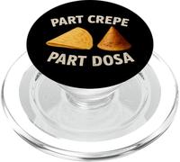 Partie crêpe Partie dosa drôle Gastronome Indien français PopSockets PopGrip pour MagSafe
