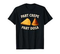 Partie crêpe Partie dosa drôle Gastronome Indien français T-Shirt