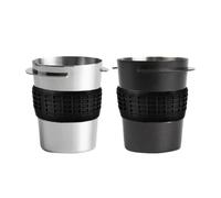 Partie D'alimentation De Tasse De Dosage De Café En Acier Inoxydable, Accessoires De Machine À Expresso De 58mm(Black)