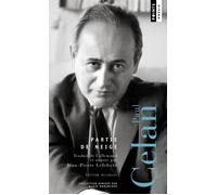 Paul Celan – Partie de neige – Édition bilingue – Traduction Jean‑Pierre Lefebvre – Point S