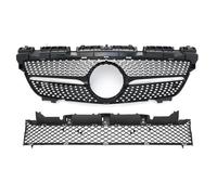 Partie De Tuning En Maille Diamant GT Style Grille D'Entrée Avant Pare-chocs Médiane Pour Mercedes Pour Benz SLK R172 2011-2015(NOIR)