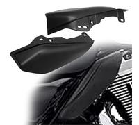 Partie du Capot pour Harley pour Electra Glide Ultra Classic FLHTCU 2017-2020 Housse De Protection Latérale, Déflecteur d'air, Bouclier Thermique, Garniture Carénage(Chrome)