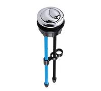 Partie étendue des réservoirs de toilette de double bouton Installation facile Longue conception ABS de chasse d'eau pour le rinçage efficace et silencieux