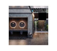 Partie externe mitigeur lavabo mural noir mat Apice - Bossini Z00549073