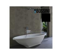Partie externe mitigeur monocommande mural bain douche noir mat Apice - Bossini Z00557073