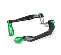 Partie Garde-Main pour H-Onda VTX1300 VTX 1300 C pour Retro Fury/VTX1300CX VTX1300C Moto 7/8 "22mm Guidon Frein Leviers d'embrayage Protecteur Garde(Green)