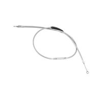 Partie ligne d'embrayage Pour Harley 1987-2006 Pour Big Twin Pour SOFTAIL Road Pour Electra Glide Pour King Pour Fat Boy Pour Springer Câble D'embrayage Moto En Acier Inoxydable(1845mm Chrome)