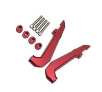 Partie poignée pour H-Onda Grom MSX 125 2021 2022 Moto CNC Alliage D'aluminium Passager Accoudoir Arrière Accessoires Siège Latéral Garde Main Barres(Rosso)