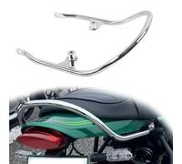 Partie poignée pour Kawasaki Z650RS Z 650 RS 2021-2024 2023 2022 Accoudoir De Moto Barre D'appui pour Siège Arrière Poignées À Main Poignée Accessoires(Chrome)