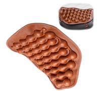 Partie protectrice pour Y-AMAHA V-Star 1300 pour Deluxe Coussin De Siège d'air Moto(Brown)