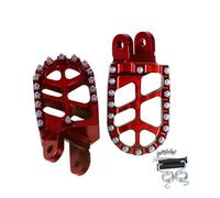 Partie repose-pied Repose-pieds Pour H-onda XR650R 2000-2007, 2006, 2005, 2004, 2003, 2002, 2001 Accessoires Moto Repose-pédales(Rosso)