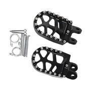 Partie repose-pied Repose-pieds Pour Moto Pour H-onda XR650R 2000-2007, 2006, 2005, 2004, 2003, 2002, 2001 Accessoires Pour(Nero)