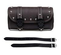 Partie Sac Fourche De Moto Sacs À Outils Rangement en Cuir Pochette Bagages Avant Suspendu Sac Selle Universel pour Café Racer pour Personnalisé