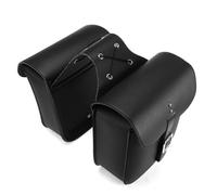 Partie Sac Sacoche De Selle Moto Universelle pour Café Racer Outil Latéral Sac Bagage en Cuir PU pour Kawasaki pour Y-AMAHA