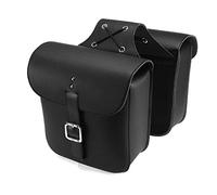 Partie Sac Sacoche De Selle Moto Universelle pour Café Racer Outil Latéral Sac Bagage en Cuir PU pour H-Onda pour Suzuki