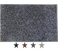 Partie Tapis Dos Antidérapant avec Bordure, 60cm x 90cm, Gris