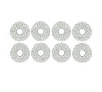 parties Brosse latérale, couvercle, filtre HEPA, chiffon de nettoyage, sac à poussière, compatible avec Ecovacs Deebot X1 OMNI, T10 OMNI, pièces de rechange for balayeuse(Mop pad 8pcs)