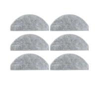 parties Brosse latérale principale, filtre, serpillière, compatible avec les robots balayeurs Xiaomi E10, E10C, E12, B112, 3C Plus, C103(Mop Pad 6 pcs)