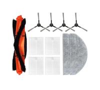 parties Brosse latérale principale, filtre, serpillière, compatible avec les robots balayeurs Xiaomi E10, E10C, E12, B112, 3C Plus, C103(Set 02)