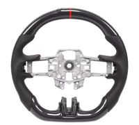 parties pour volant course Compatible Avec Ford Pour Mustang GT 2015 2016 2017 2018 2019 2020 2021 2022 2023 Sport Racing Volant Fibre Carbone Perforé