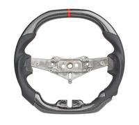 parties pour volant course Compatible Avec Jeep Pour Wrangler JK JKU Pour Rubicon Pour Gladiator 2011 2012 2013-2017 Volant Voiture PU Préforé Fibre Carbone(Style 3)