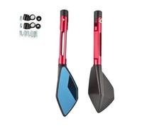 Parties Rétroviseur Moto 8 Mm 10 Mm Accessoires Moto Pour CB400 CBR125R CBF125 XR230 APE50 SH PS Pour Rebel(ROUGE)