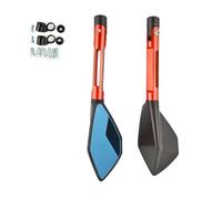 Parties Rétroviseur Moto 8 Mm 10 Mm Accessoires Moto Pour CB400 CBR125R CBF125 XR230 APE50 SH PS Pour Rebel(Orange)