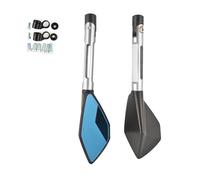 Parties Rétroviseur Moto 8 Mm 10 Mm Accessoires Moto Pour CB400 CBR125R CBF125 XR230 APE50 SH PS Pour Rebel(Argent)