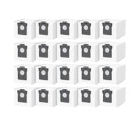 parties Sac à poussière, compatible avec Dreame X30, X40, X50 Ultra, compatible avec Mova S10 Plus, S20 E30 V50 Ultra, P10 P50 Pro Ultra, accessoires for robot balayeur(Dust bag 20 pcs)