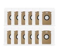 parties Sac à poussière, Compatible for Roborock H60 Hub Ultra/H60 Hub Pro, accessoires d'aspirateur(Dust bag 12 pcs)