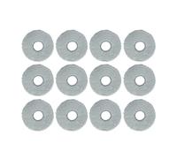 parties Tampon de nettoyage compatible avec les aspirateurs robots Ecovacs Deebot X2 Omni et X2 Pro, DEX86(Mop pad 12 pcs)