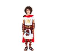 Partilandia Costume de Centurion romain avec insigne pour enfant 3-4 ans