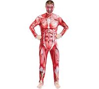 Partilandia Costume de modèle anatomique avec muscles pour homme Taille L