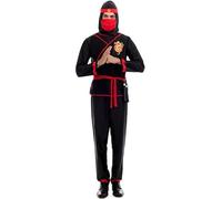 Partilandia Costume de Ninja Dragon pour homme (taille S)