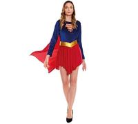 Partilandia Costume de Super-Héroïne Kryptonnienne pour Femme, Taille M
