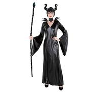 Partilandia Déguisement de sorcière maléfique pour femme Cosplay (M) (+tailles) Cinéma et TV