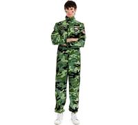 Partilandia Déguisement militaire camouflage pour homme Taille M
