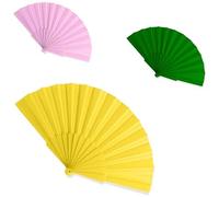 Partilandia | Éventail en plastique de différentes couleurs (vert)