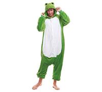 Partilandia Pyjama combinaison Grenouille M, Taille S à L, Carnaval ou Fête Adulte